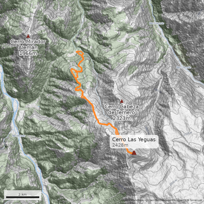 Mapa Normal desde San Sebastián