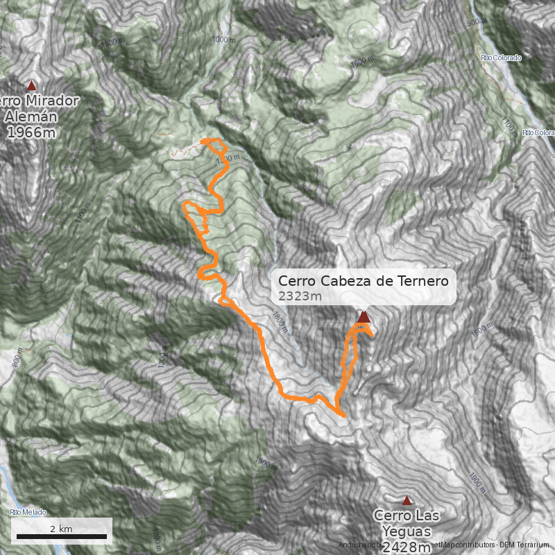 Mapa Normal desde San Sebastián