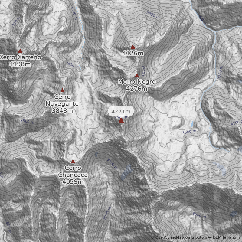 Mapa Quebradizo Rojo