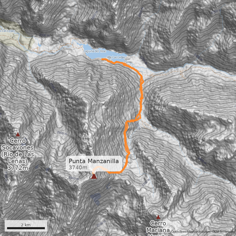 Mapa Cara Este por Cajón de Espinoza