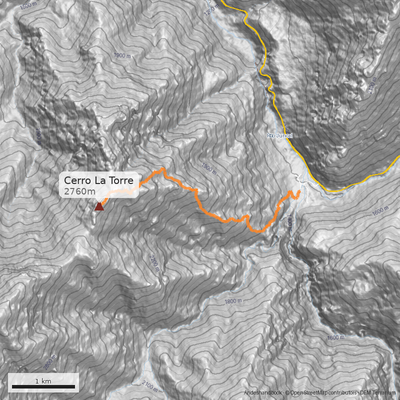Mapa Chimenea Volcánica