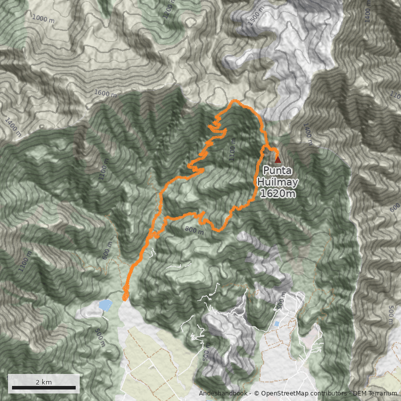 Mapa Normal por Quebrada Anita