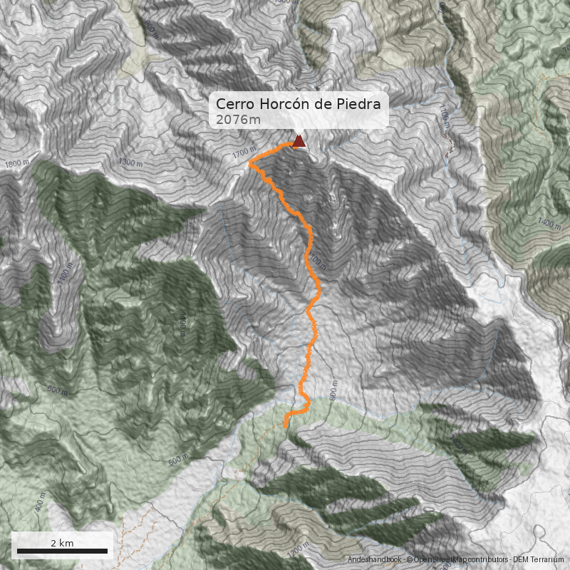 Mapa Cara Sur por Cajón de Lisboa