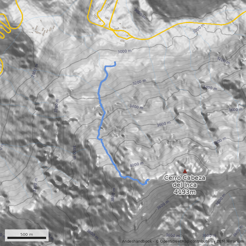 Mapa Frente del Inca