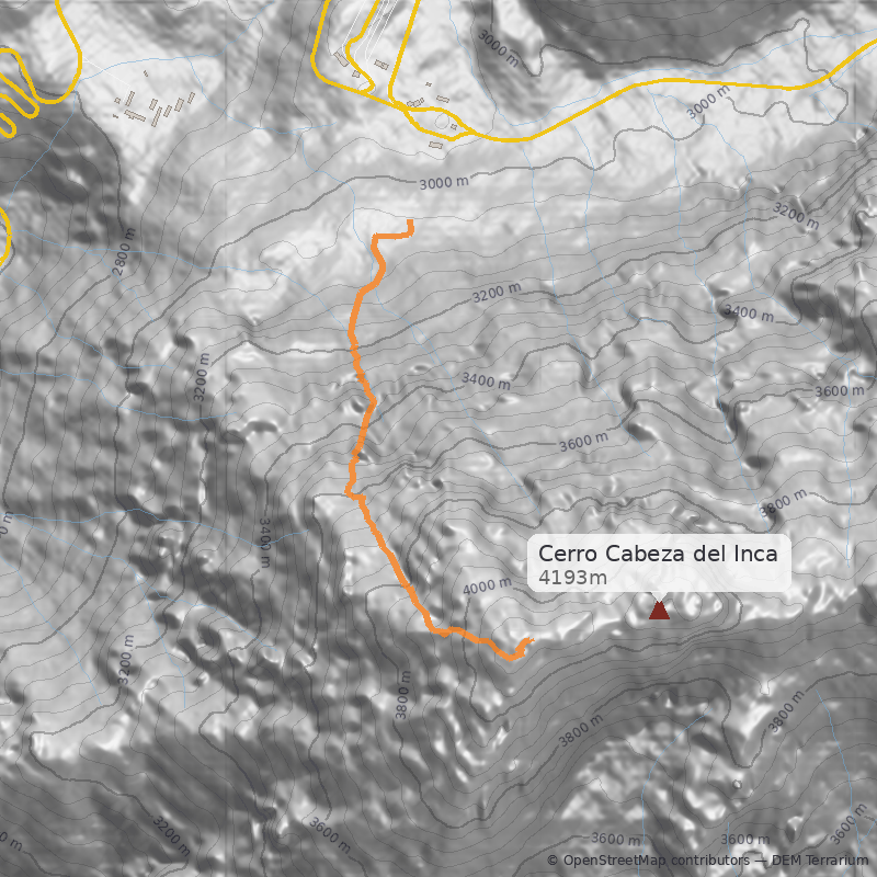 Mapa Frente del Inca