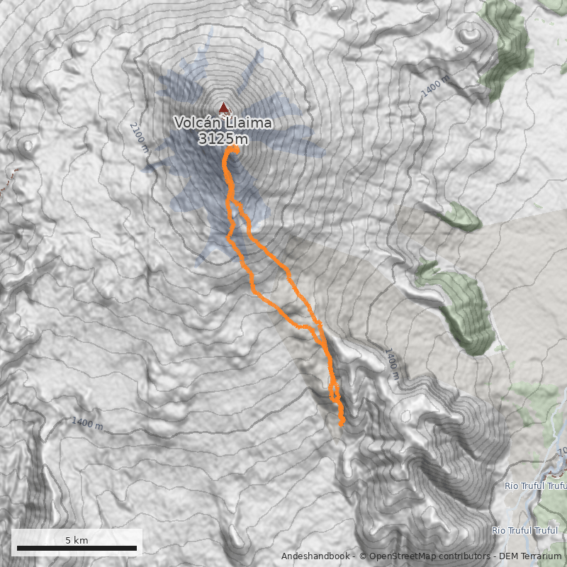 Mapa Ruta Sur por Pangueco