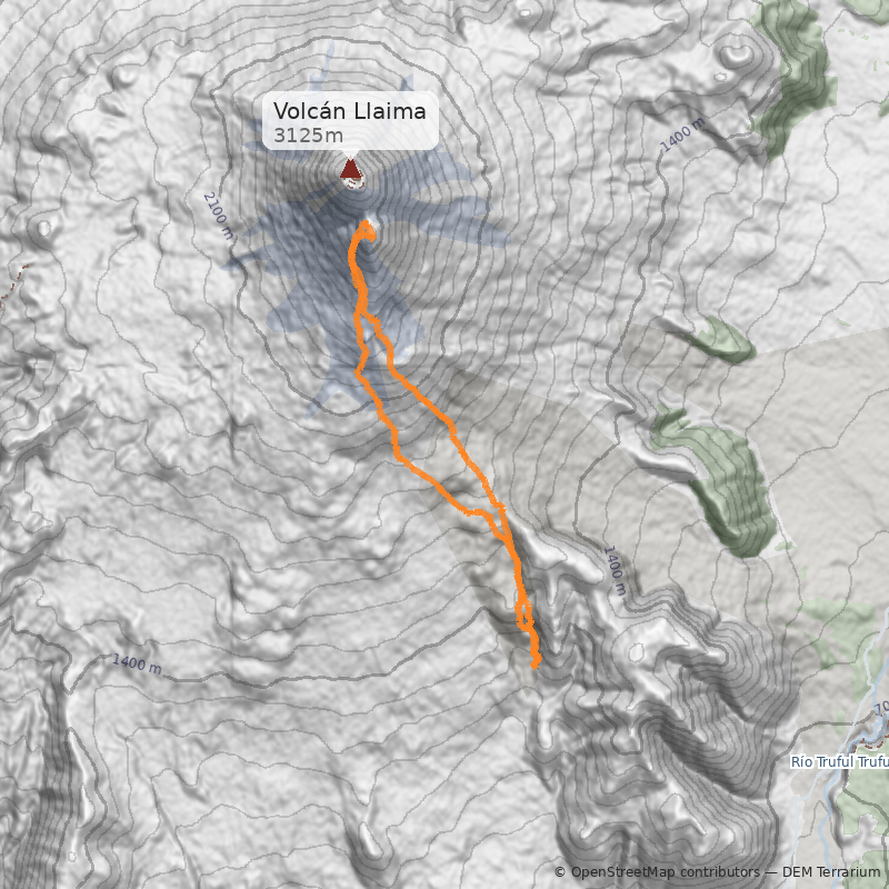 Mapa Ruta Sur por Pangueco