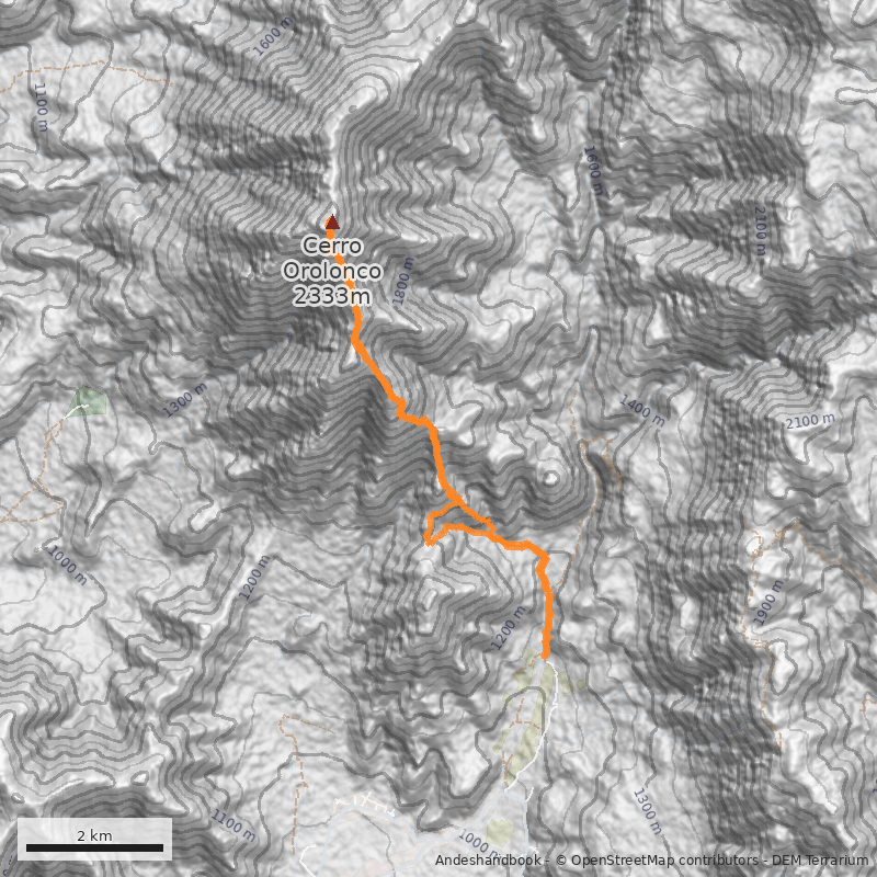 Mapa Cara Sur
