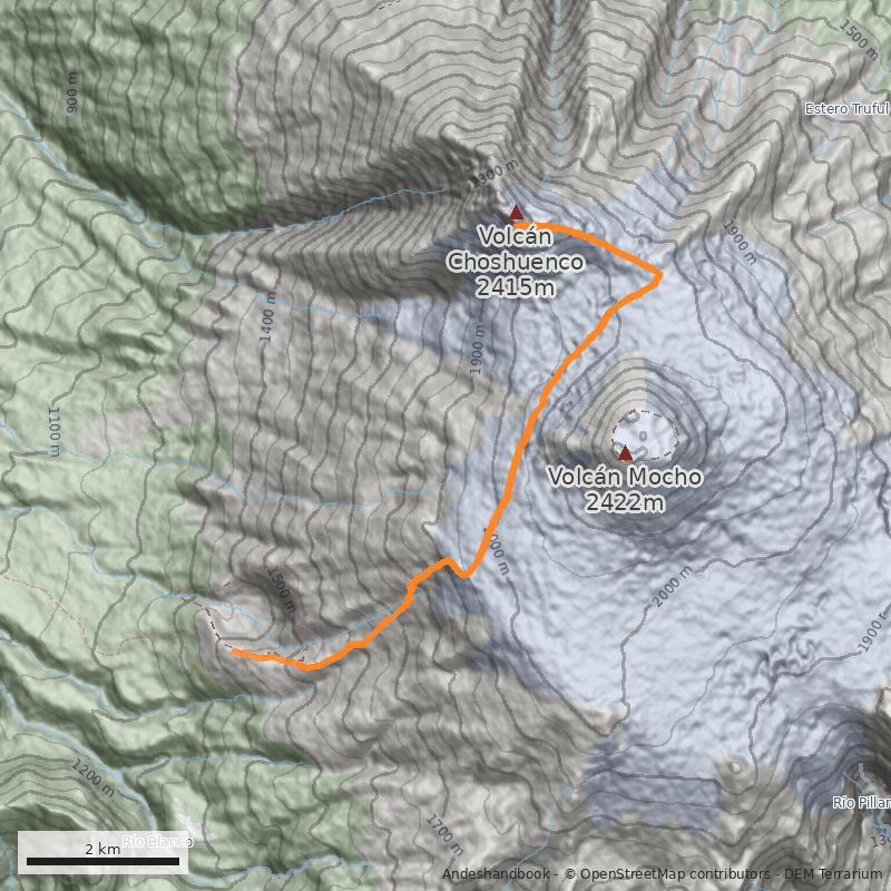 Mapa Cumbre Sur por Enco