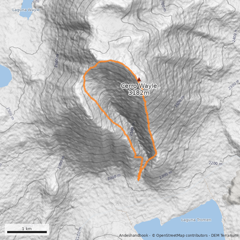 Mapa Normal desde Parque de Nieve