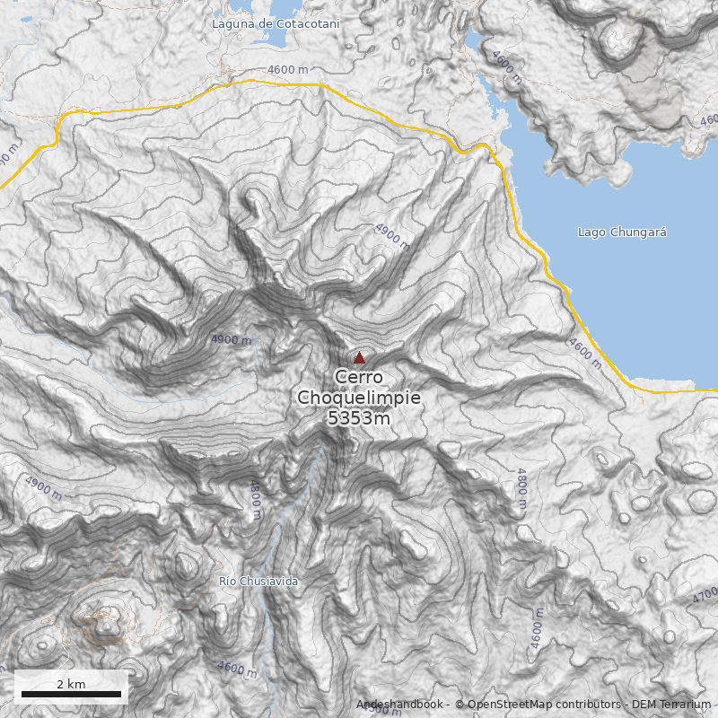 Mapa Directa cara norte