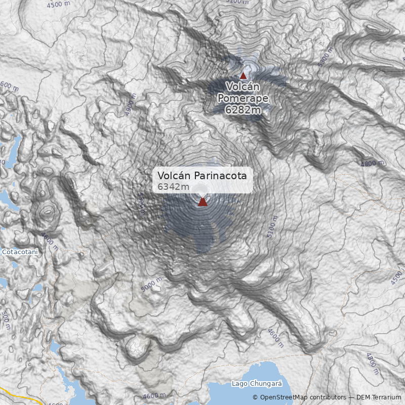 Mapa Normal - Cara Norte por Chile