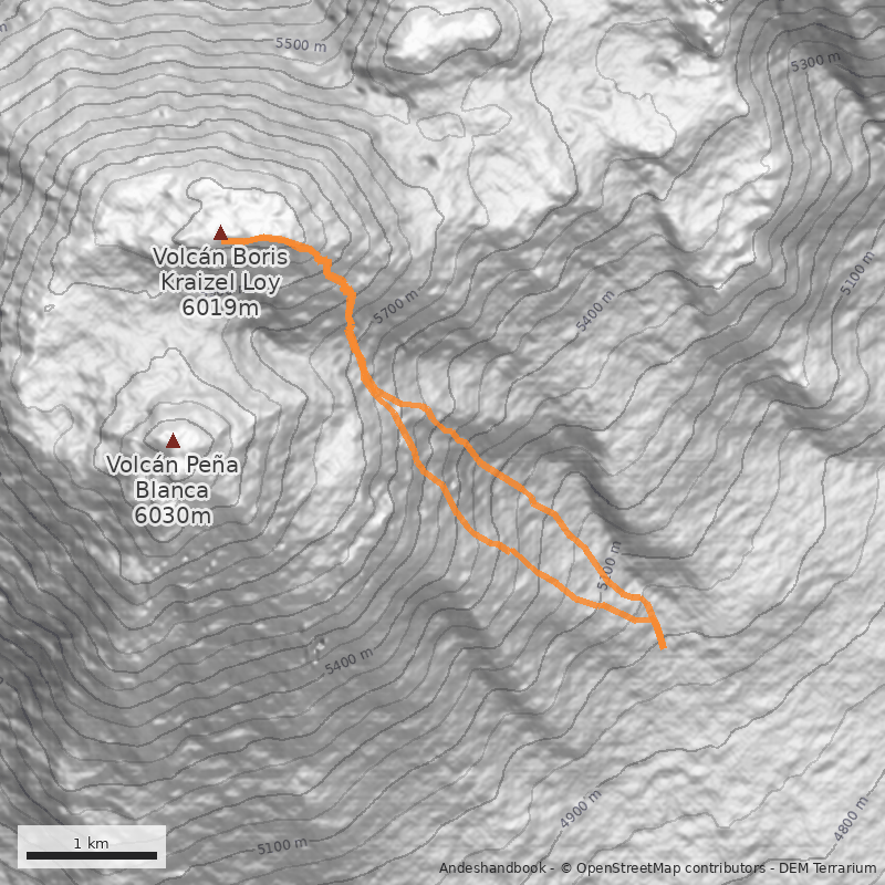 Mapa Arista Sureste