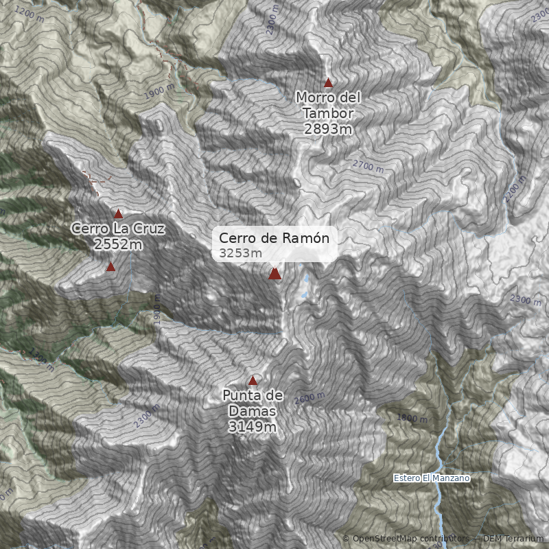 Mapa Quebrada de Peñalolén