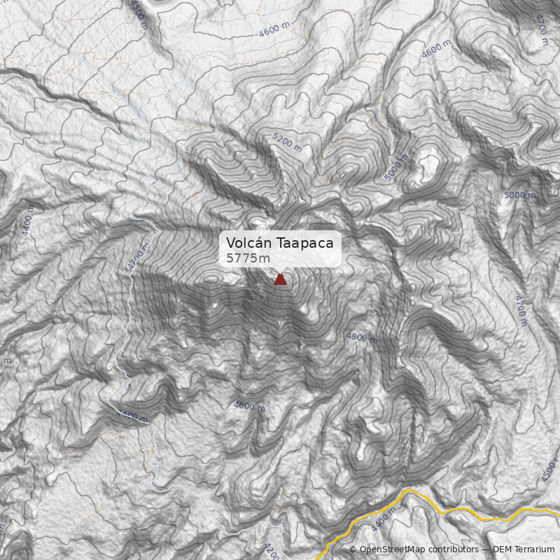 Mapa Ladera noroeste