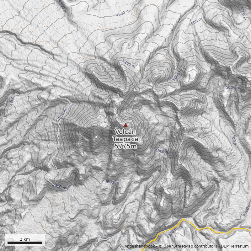 Mapa Ladera noroeste