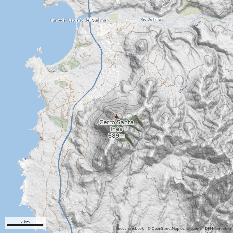 Mapa Travesía Integral de Sur a Norte