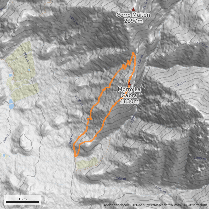 Mapa Normal desde El Chalaco