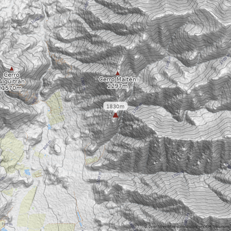 Mapa Normal desde El Chalaco