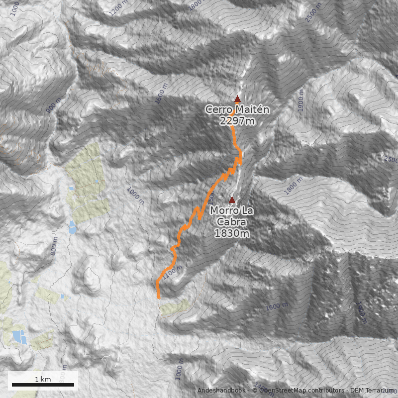 Mapa Normal desde El Chalaco