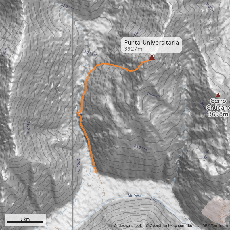 Mapa Normal por la Cara Oeste
