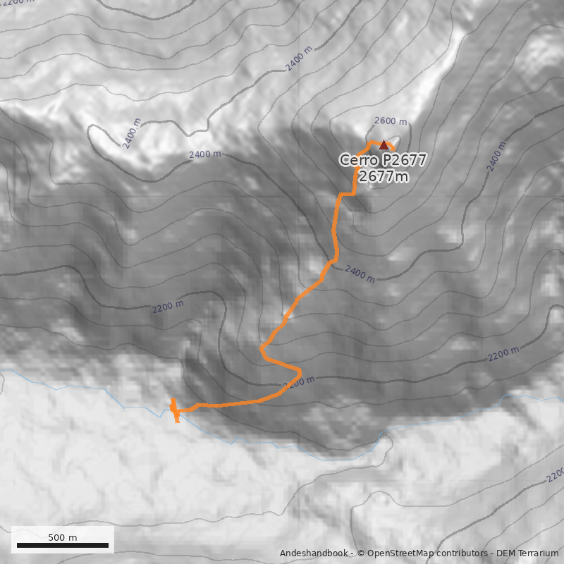 Mapa Arista Suroeste
