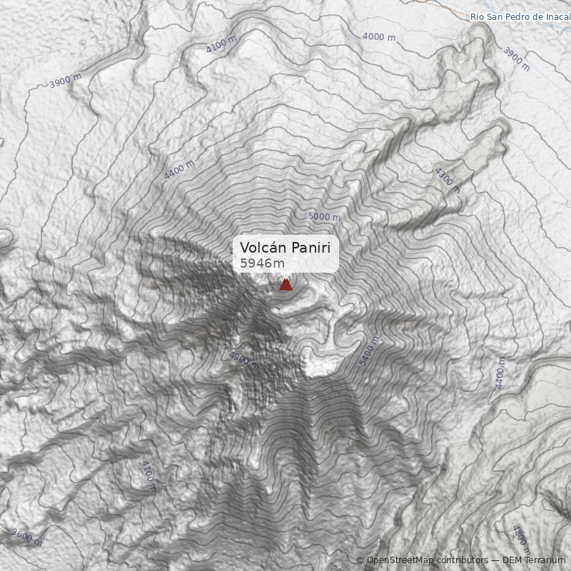 Mapa Directa Cara Norte