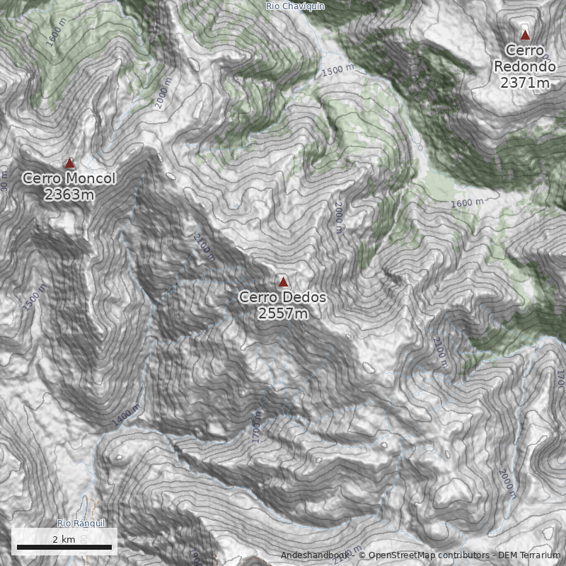 Mapa Cara Suroeste