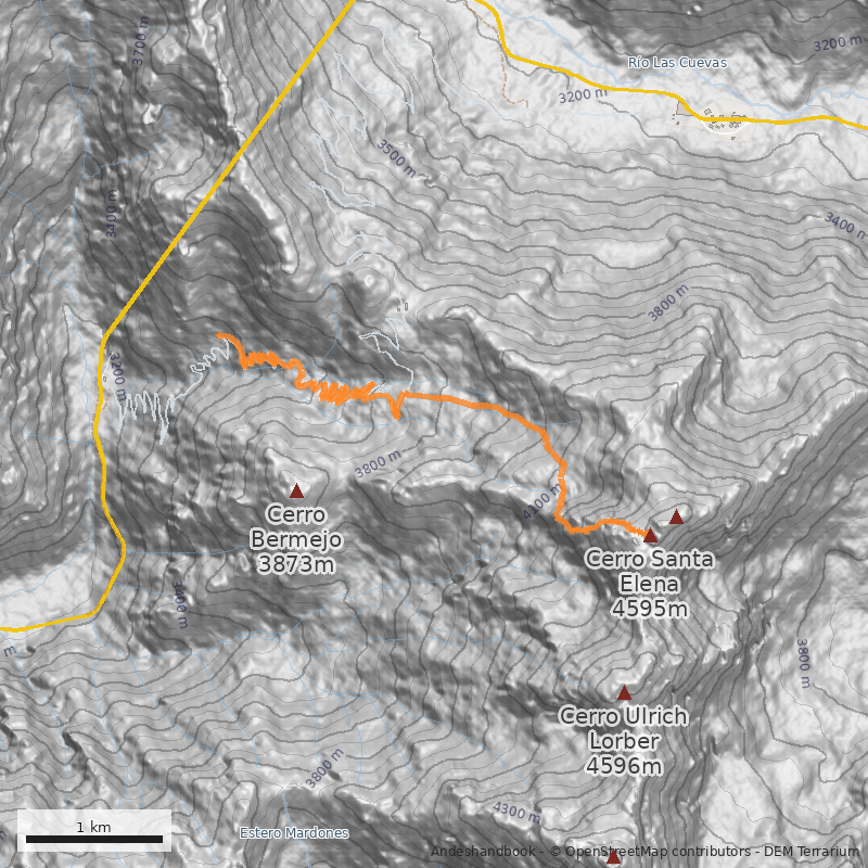 Mapa Normal desde Cristo Redentor