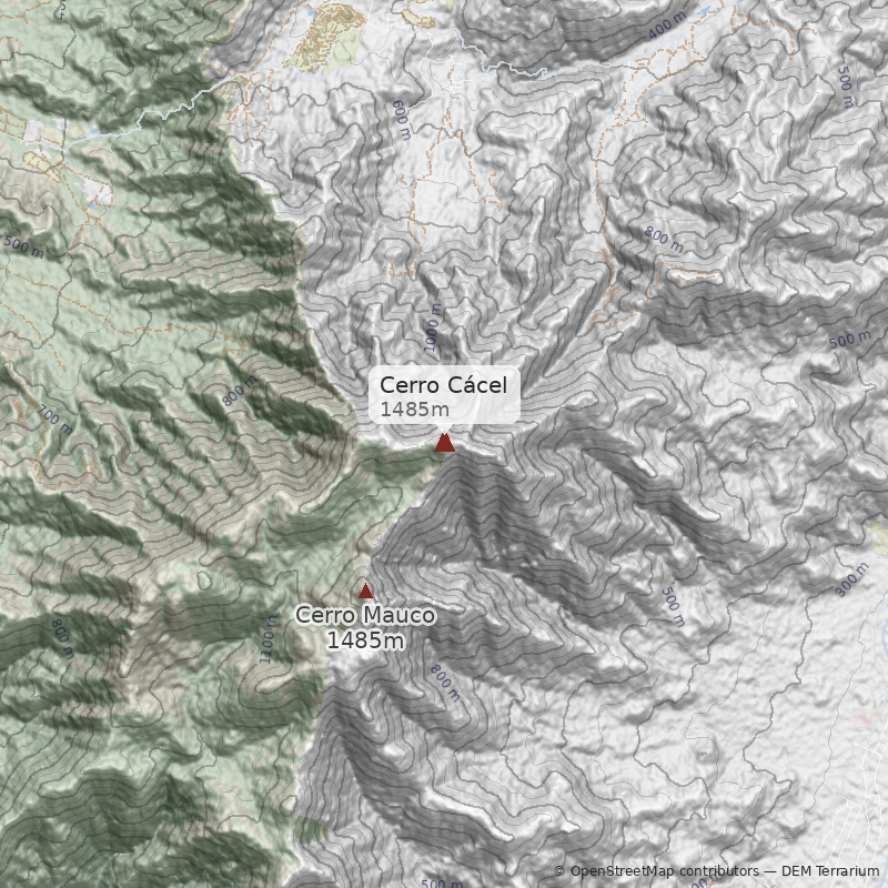 Mapa Normal Cara Noreste 
