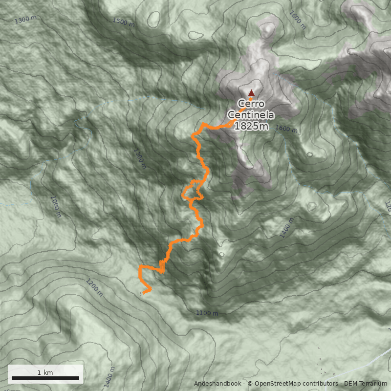 Mapa Normal desde Quilanlahue