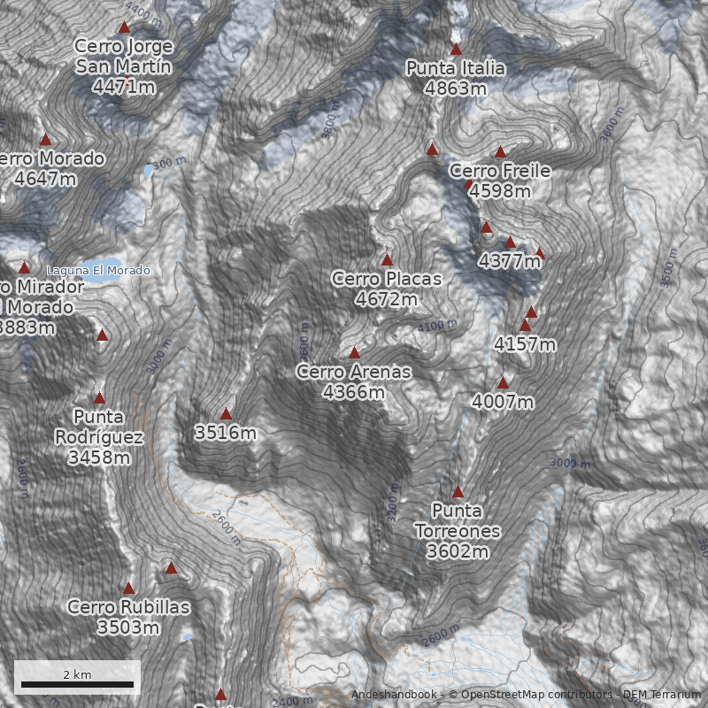 Mapa Pared Sur