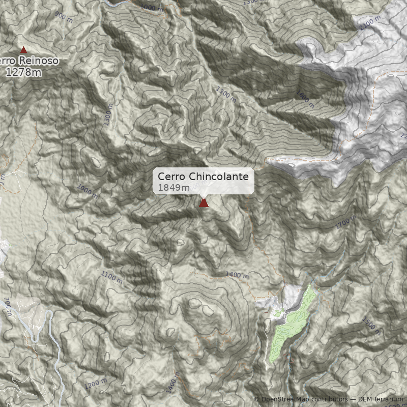 Mapa Normal desde Chicureo