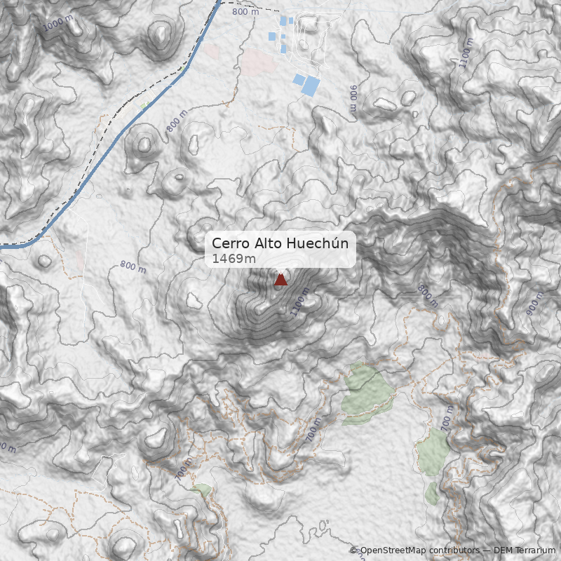 Mapa Normal desde Montenegro