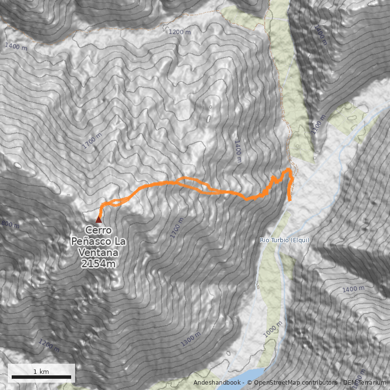 Mapa Normal desde El Calvario