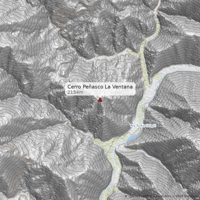 Mapa Normal desde El Calvario