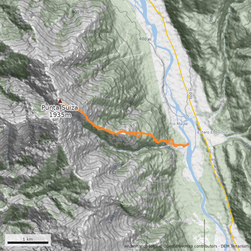Mapa Arista Noreste