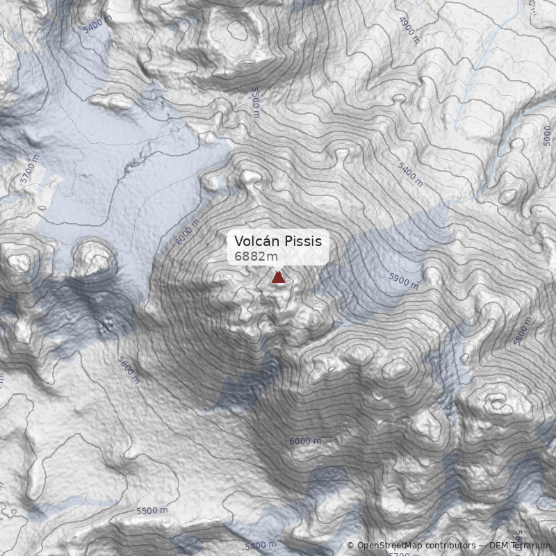 Mapa Normal por nevero norte