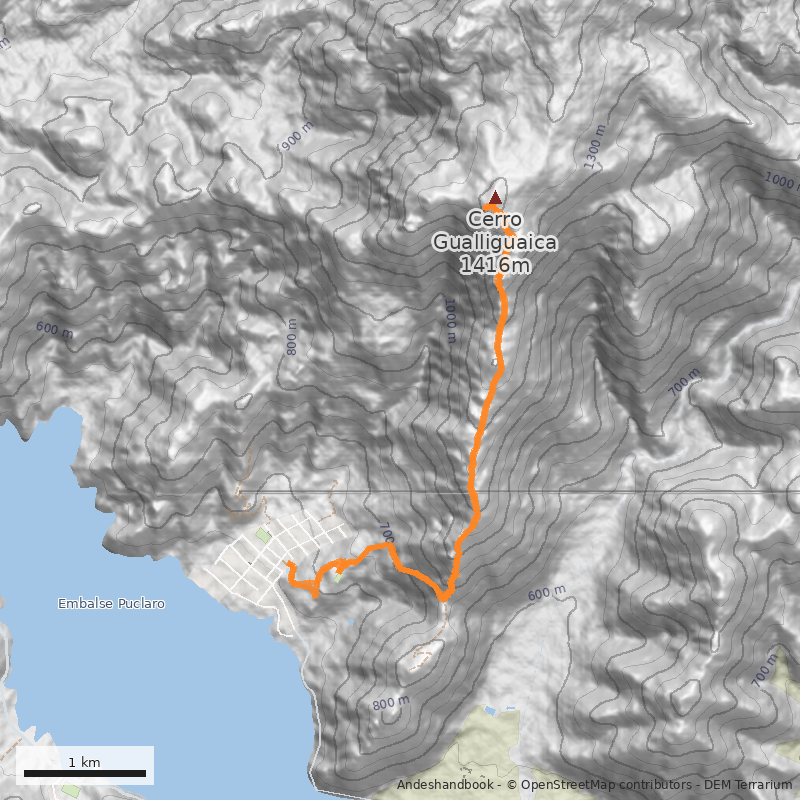 Mapa Normal desde la iglesia