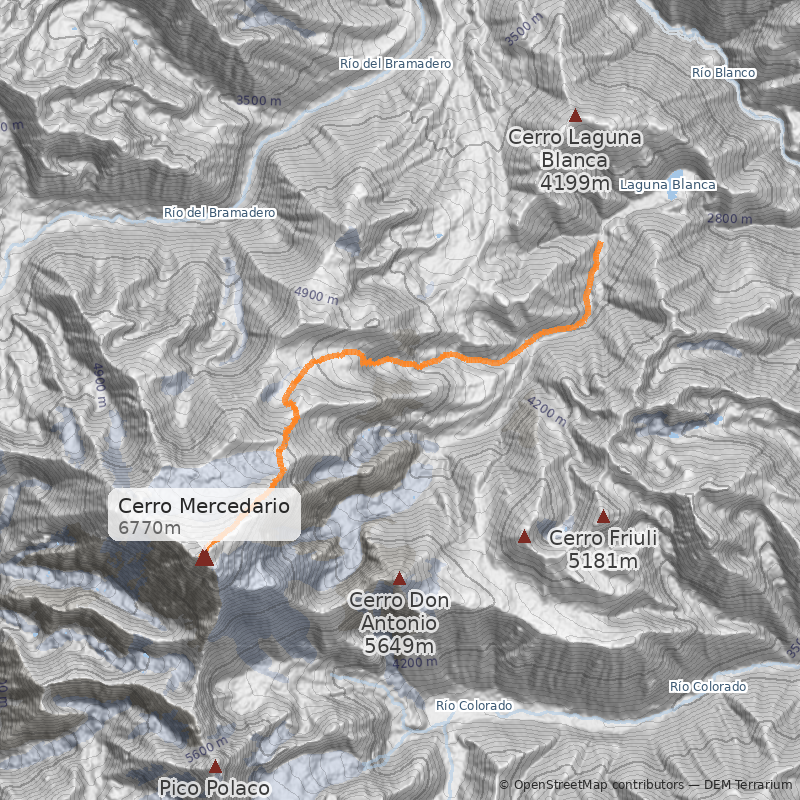 Mapa Ruta Normal o de los Incas