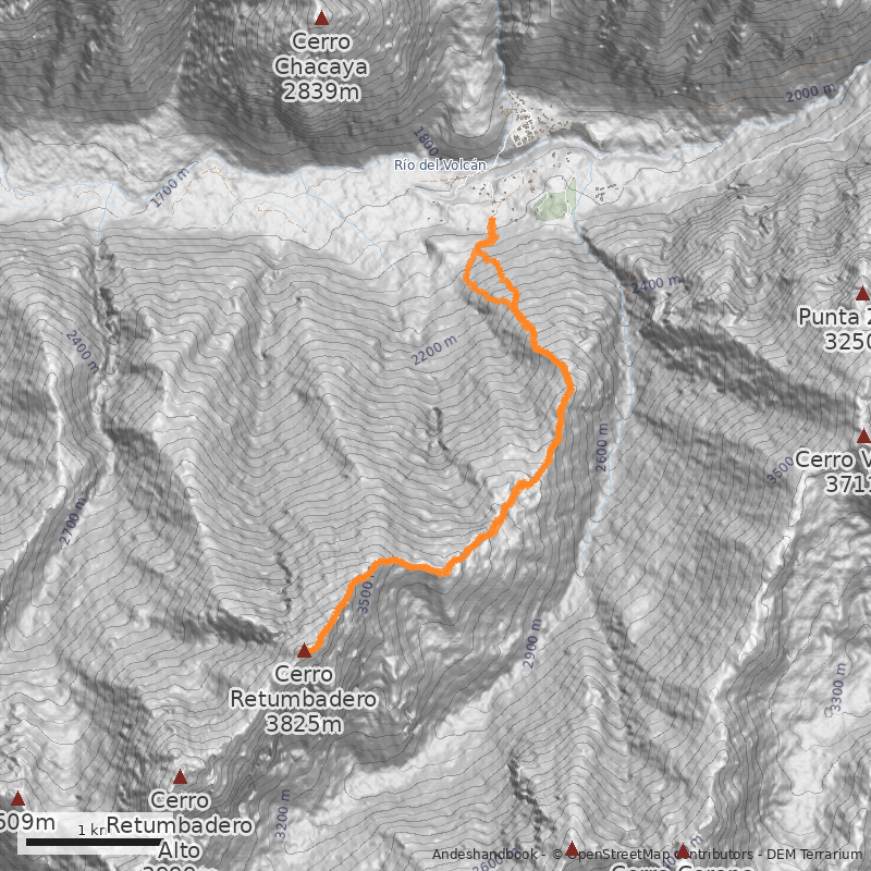 Mapa Filo noreste