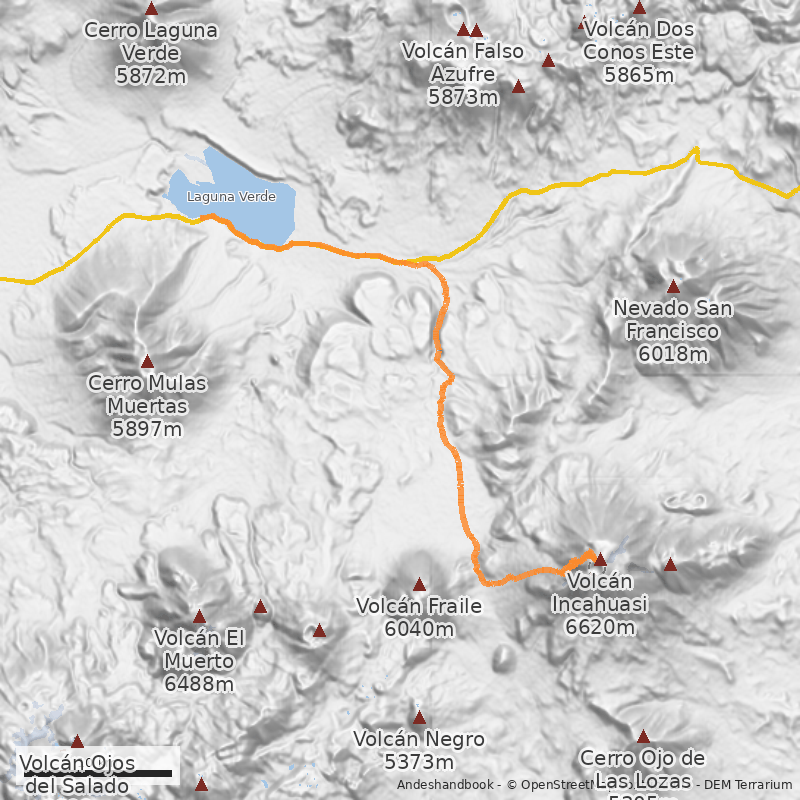 Mapa Ladera Oeste