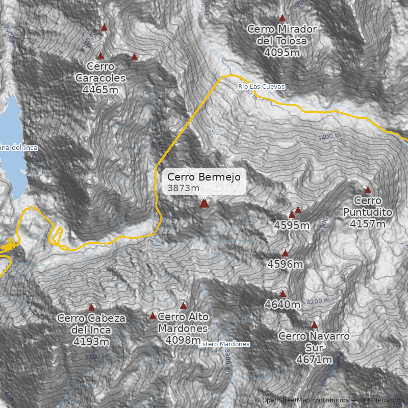 Mapa Normal desde Cristo Redentor