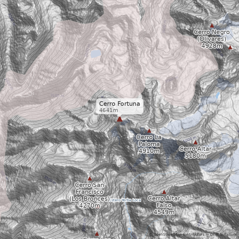 Mapa Normal por glaciar del Rincón