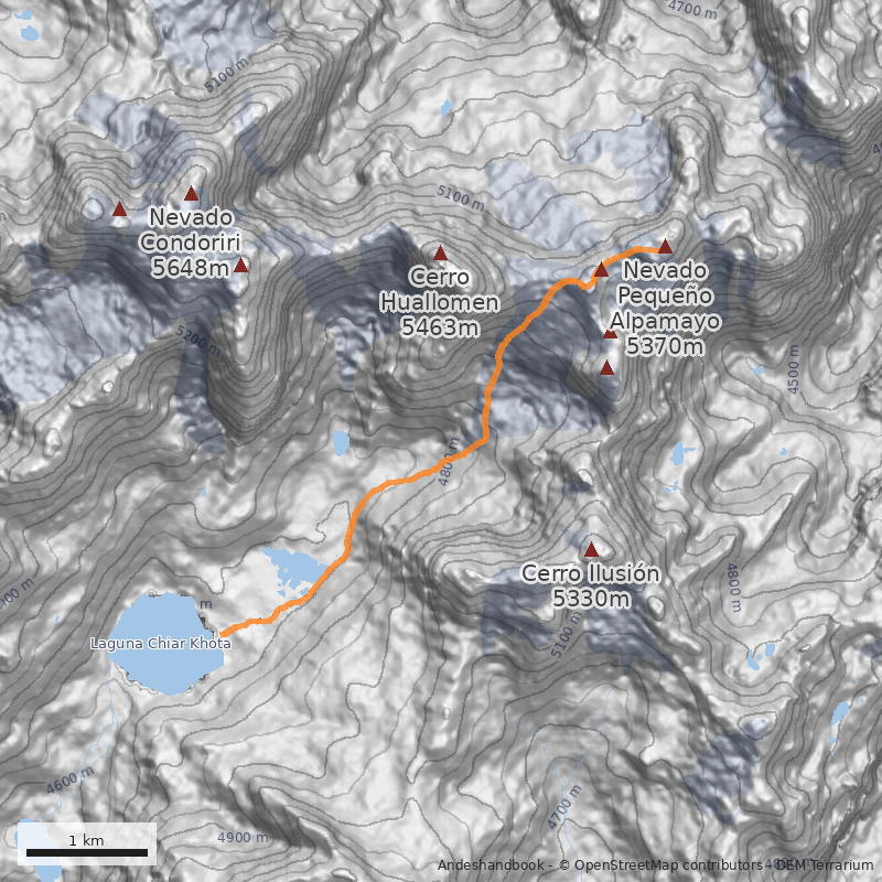 Mapa Normal - Filo Suroeste