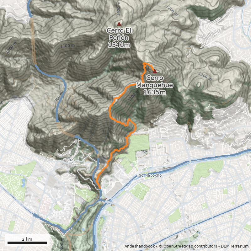 Mapa Bosques del Polo