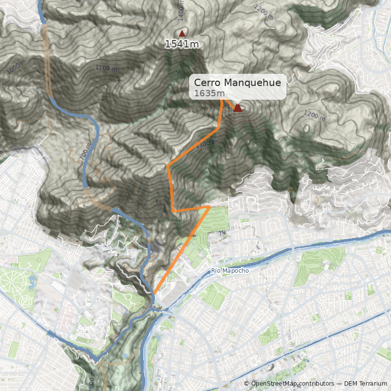 Mapa Bosques del Polo