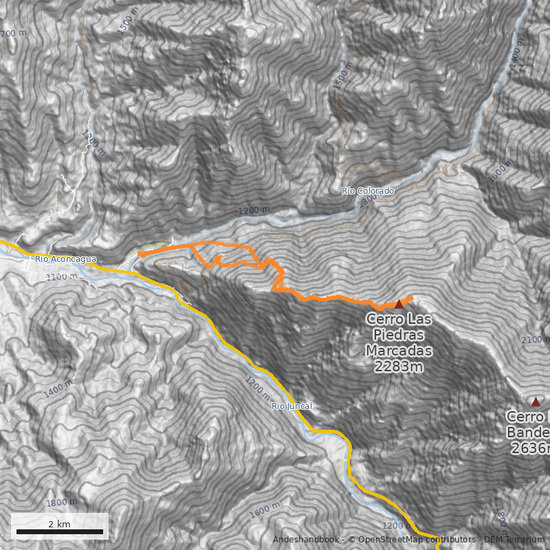 Mapa Normal desde Río Colorado
