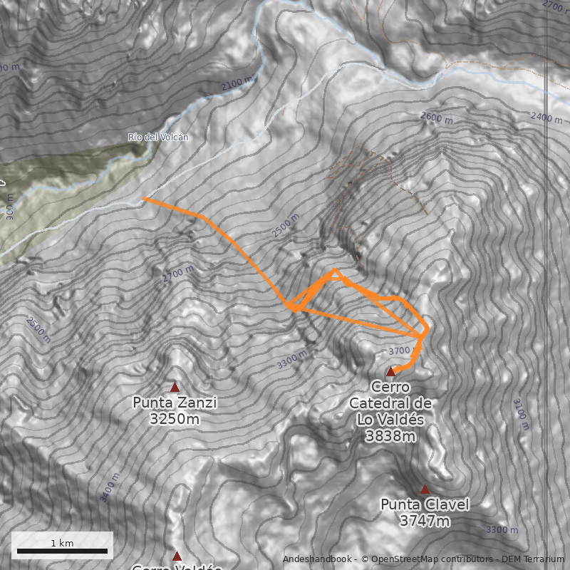 Mapa Normal Cumbre Norte