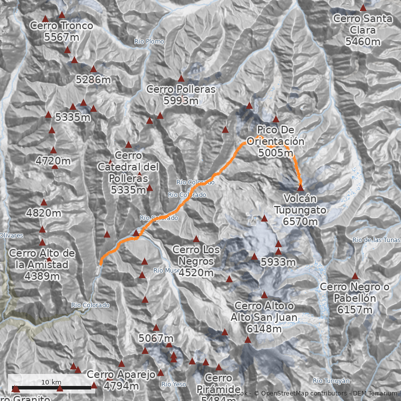 Mapa Normal por Chile